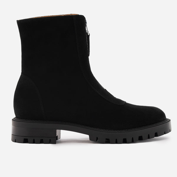 Jenna Zip Up Boots - Women’s  Water-Repellent Suede - Image 2