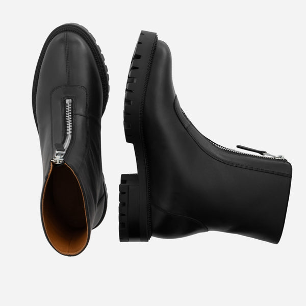 Jenna Zip Up Boots - Women’s  Full-Grain Leather - Image 4