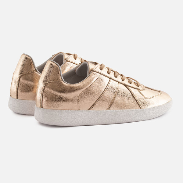 Morgen Trainers - Metallic Leather - Women's - Image 3