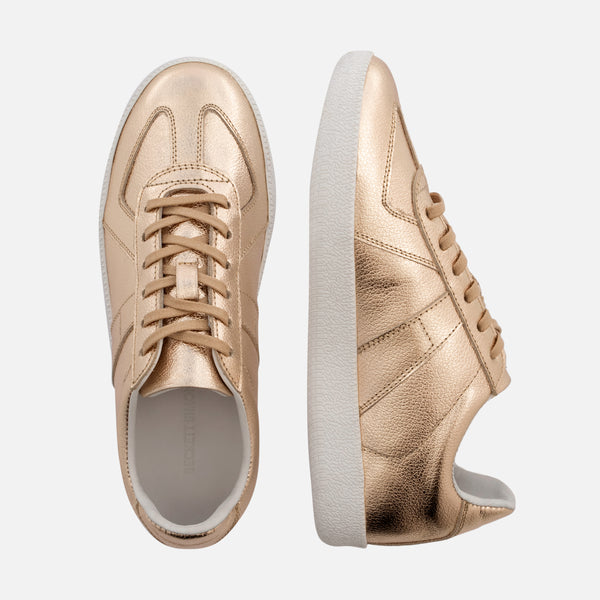 Morgen Trainers - Metallic Leather - Women's - Image 4