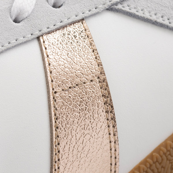 Morgen Trainers - Metallic Leather & Suede - Women's - Image 5